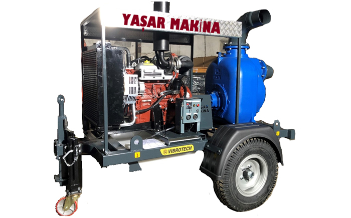 YAŞAR MAKİNA DİZEL MOTOPOMP KENDİNDEN EMİŞLİ